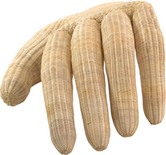 wanddecoratie van rotan