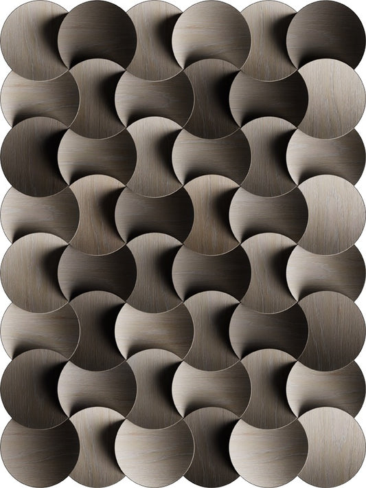 Vloerkleed Grain Line Graphite Ash Dark