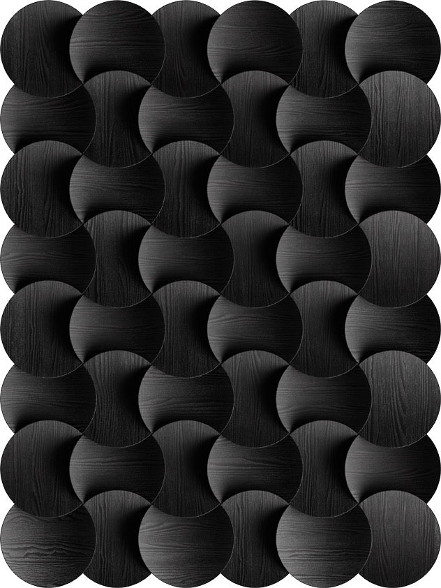 Vloerkleed Grain Line Ebony Mystique