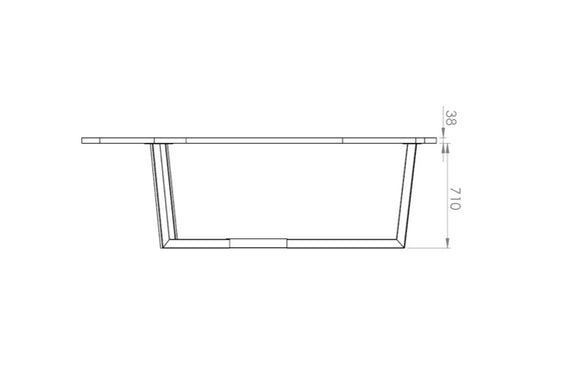 Eettafel Java Zwart Eiken