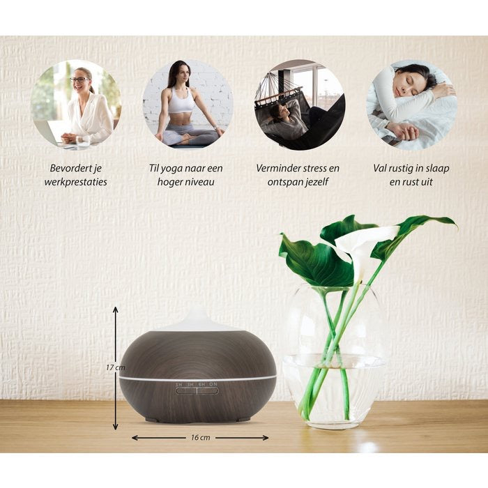 Sun Shine Pro Dark Wood Aroma Diffuser