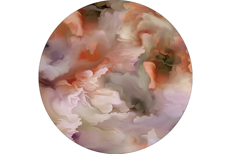 Vloerkleed Aqua Flora rond Ø 250cm