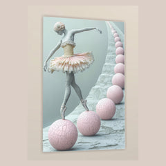 Ballerina op plexiglas
