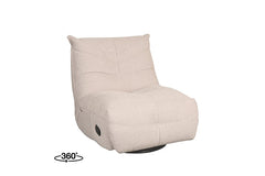 Beige Relax- en draaifauteuil Take It Easy