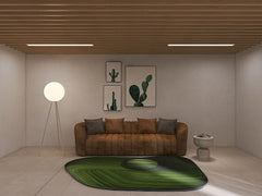 Vloerkleed Big Scale Two groen