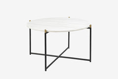 Bijzettafel Globe Wit