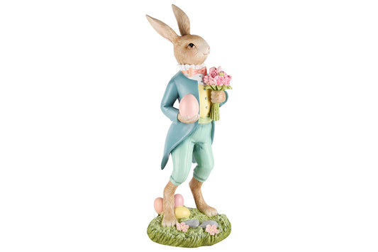 Paashaas met bloemen