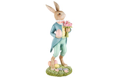 Paashaas met bloemen