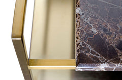 Salontafel Architect Goud is 60x60x36,5 cm