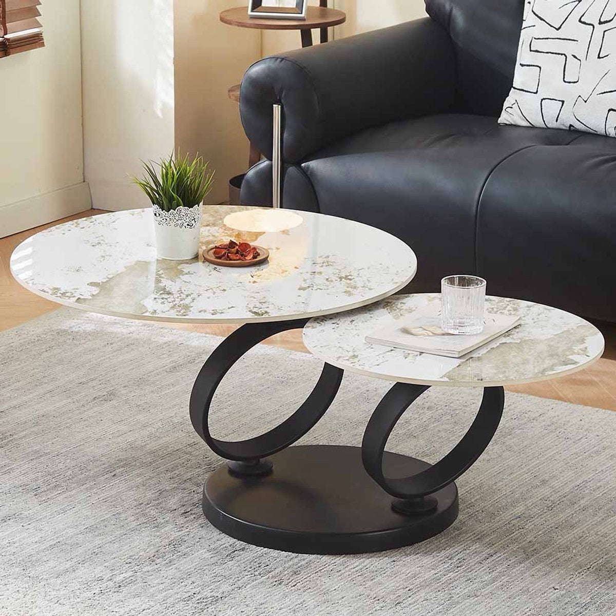 Uitdraaibare salontafel