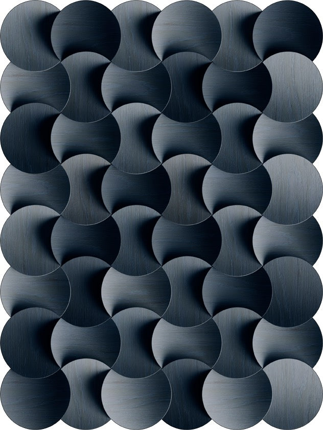 Vloerkleed Grain Line Eclipse Blue