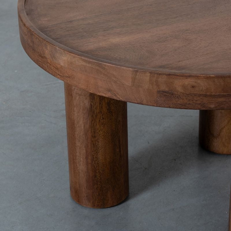 Salontafel Elly Mangohout Ø60 cm