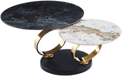 Uitdraaibare salontafel Liverno marmerlook