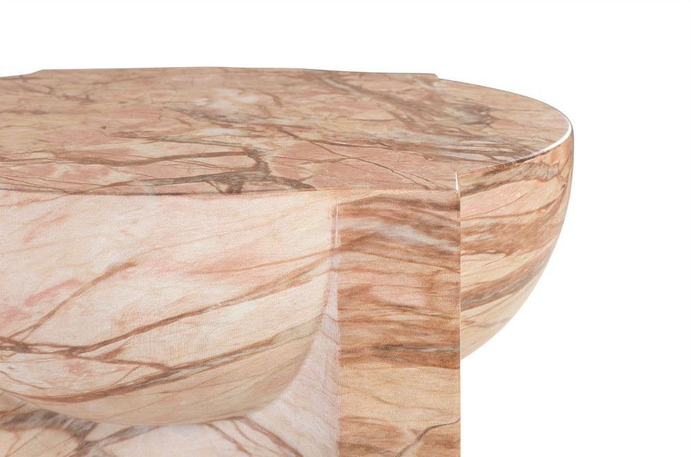 Bijzettafel Fonte beton/marmer