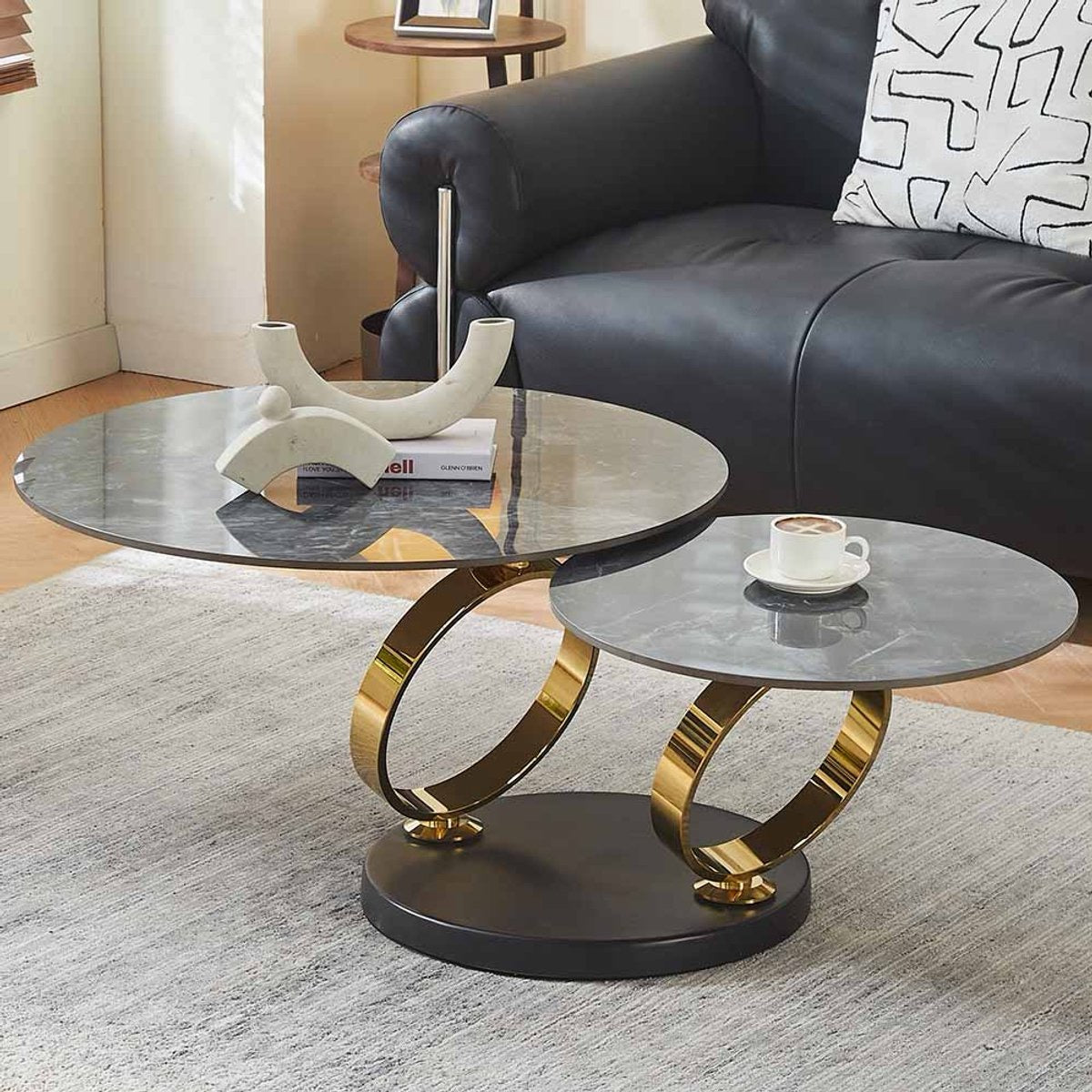 Uitdraaibare salontafel Liverno