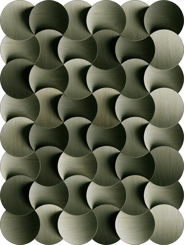 Vloerkleed Grain Line Forest Green