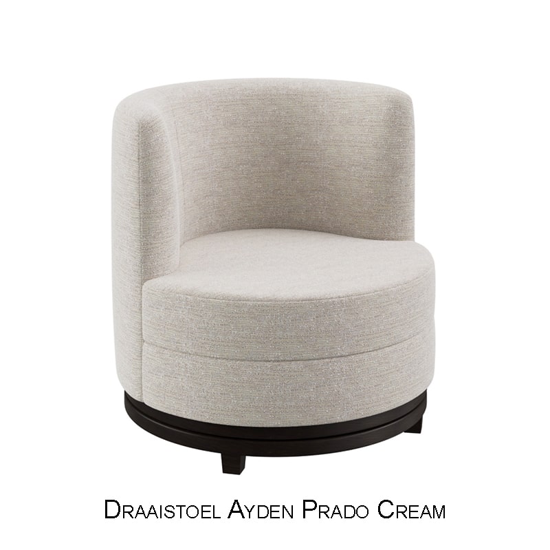 Draaistoel Ayden Prado Cream