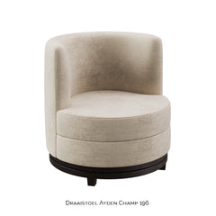 Draaistoel Ayden in verschillende stoffen/kleuren