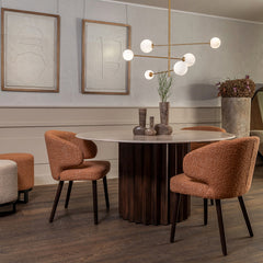 Eettafel Kalmar Marmer/Hout