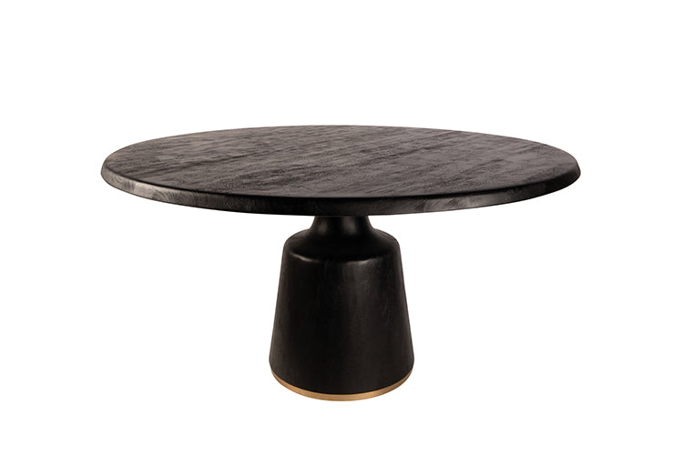 Eettafel Arca Veas zwart/goud