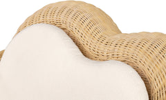 grote rotan fauteuil