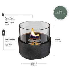 Tafelhaard Café 14 Lava Black