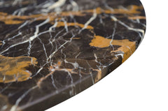 bruin marmeren salontafel