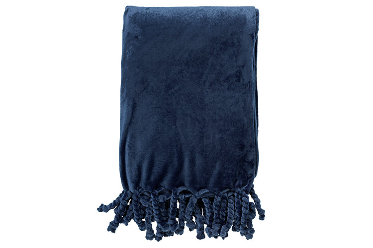 Fleece plaid Florijn Insignia Blue