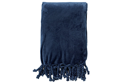 Fleece plaid Florijn Insignia Blue