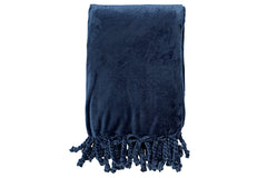 Fleece plaid Florijn Insignia Blue