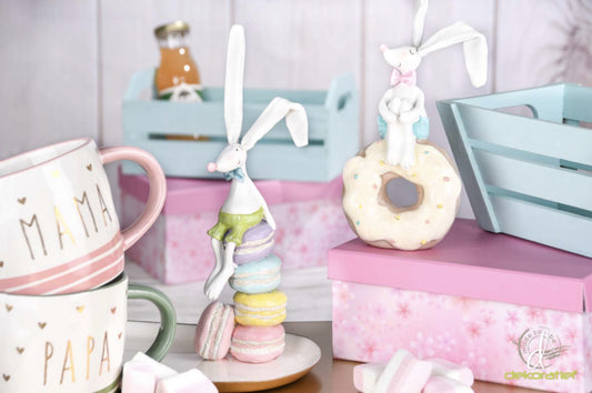 Bunny op Macarons