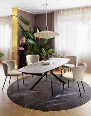 Keramische en uitschuifbare eettafel Giove Plus