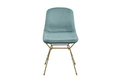 fluwelen eetkamerstoel