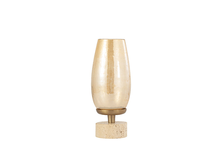 Glazen windlicht Sajeth 33 cm
