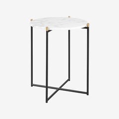 Bijzettafel Globe Wit