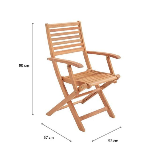 Opvouwbare tuinstoelenset 