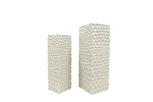 Isaiah zuilenset wit met 3d reliëf