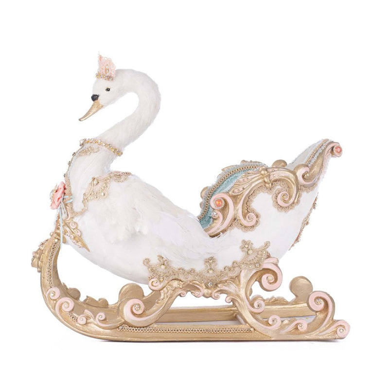 Joyeux Noel Swan Sleigh