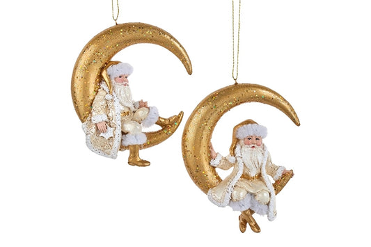Kerstman op de maan