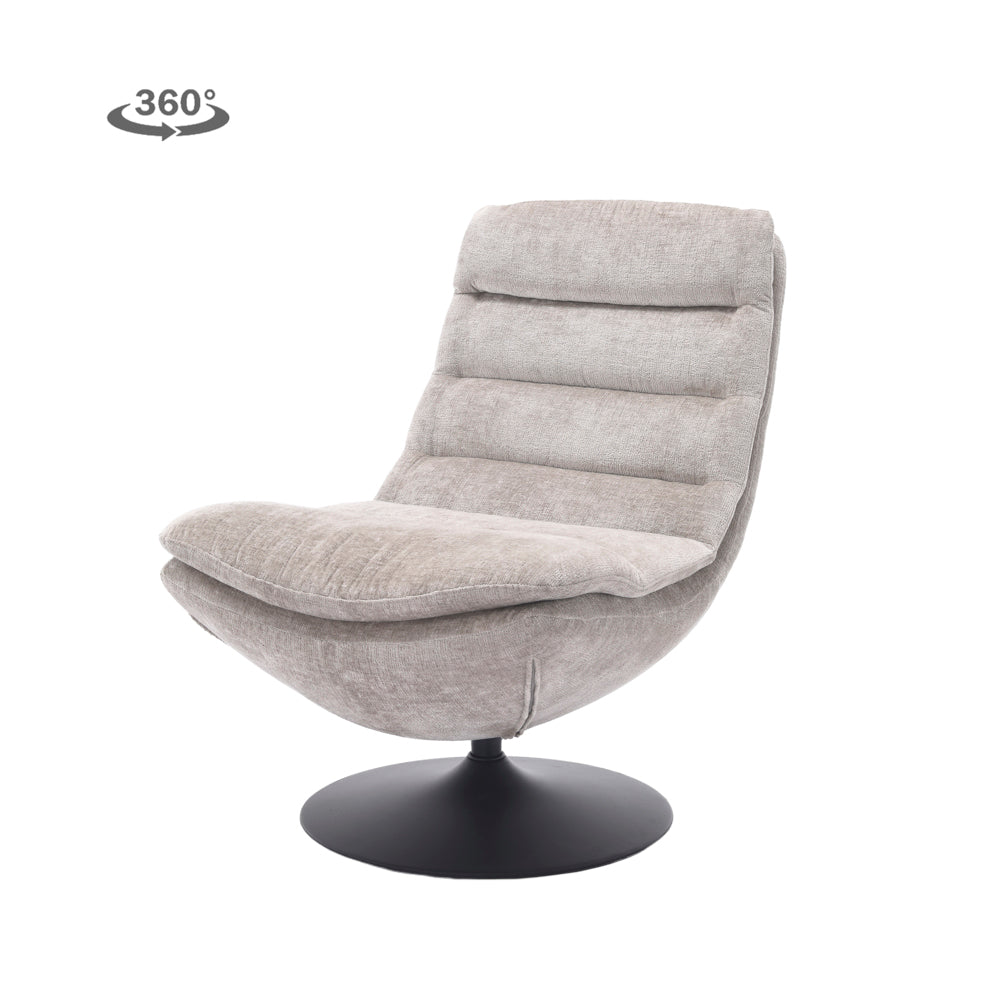 grijze draaifauteuil