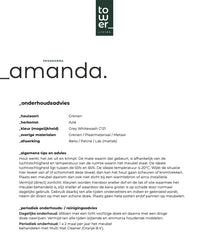 Eettafel Amanda 100x240x78 cm - hergebruikt Grenen