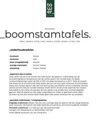 Boomstam bartafel Barolo