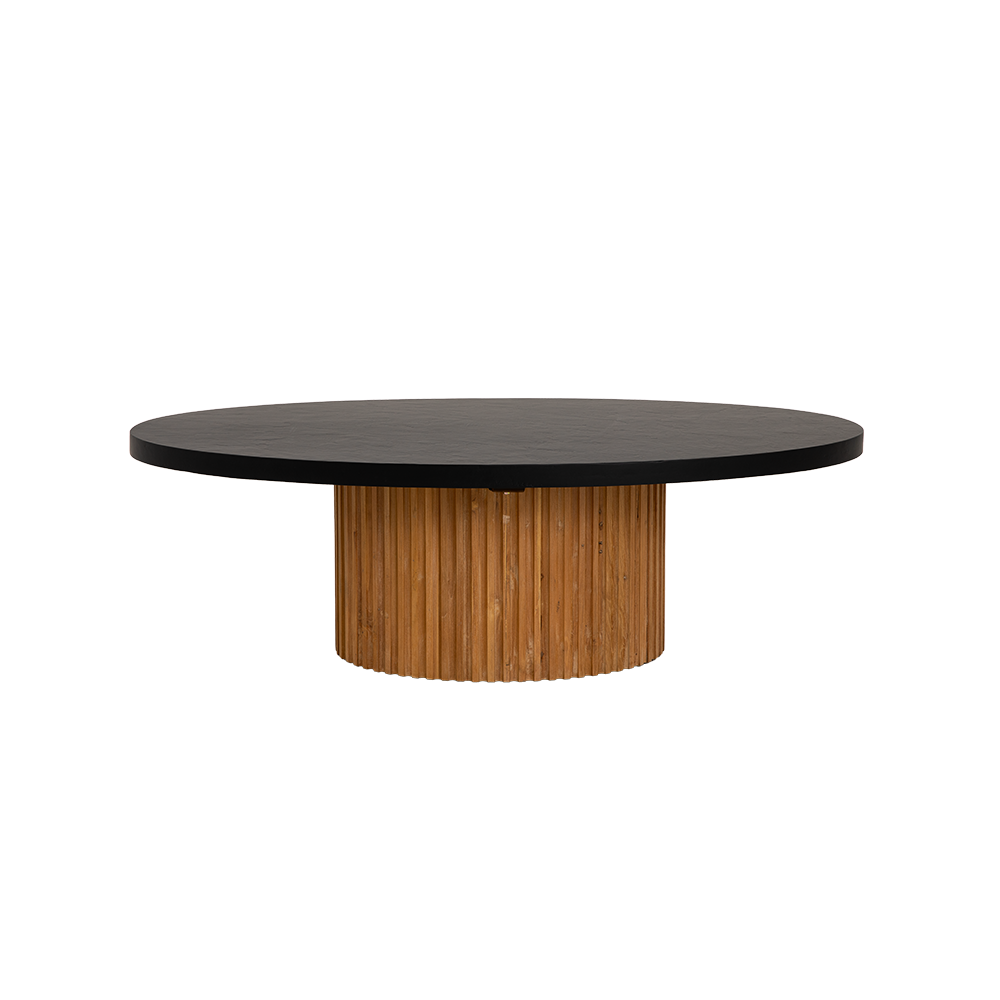 ovalen salontafel