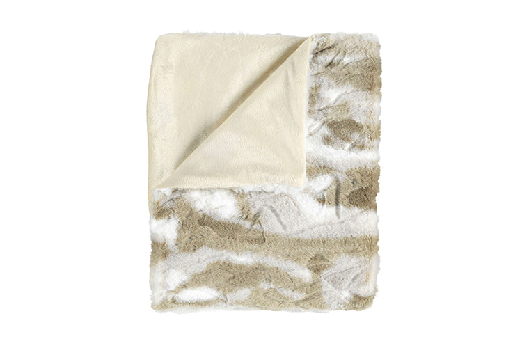 Plaid ROEL zand 130x170 cm