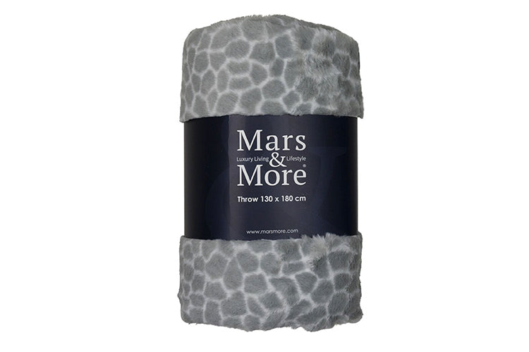 Plaid met giraf print 130&#215;180 cm