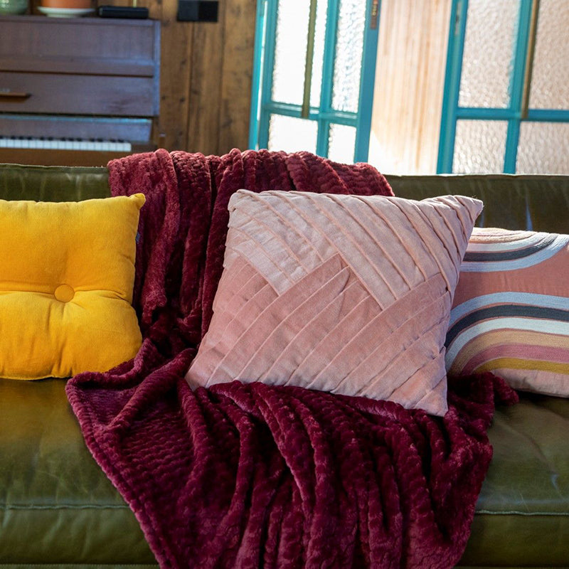 Plaid MARA Merlot Rood