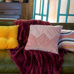 Plaid MARA Merlot Rood