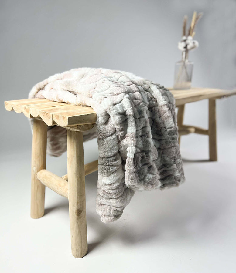 Plaid ROEL zand 130x170 cm