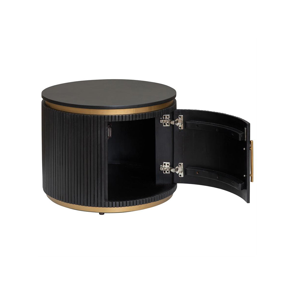 Rivello ronde salontafel met opbergruimte