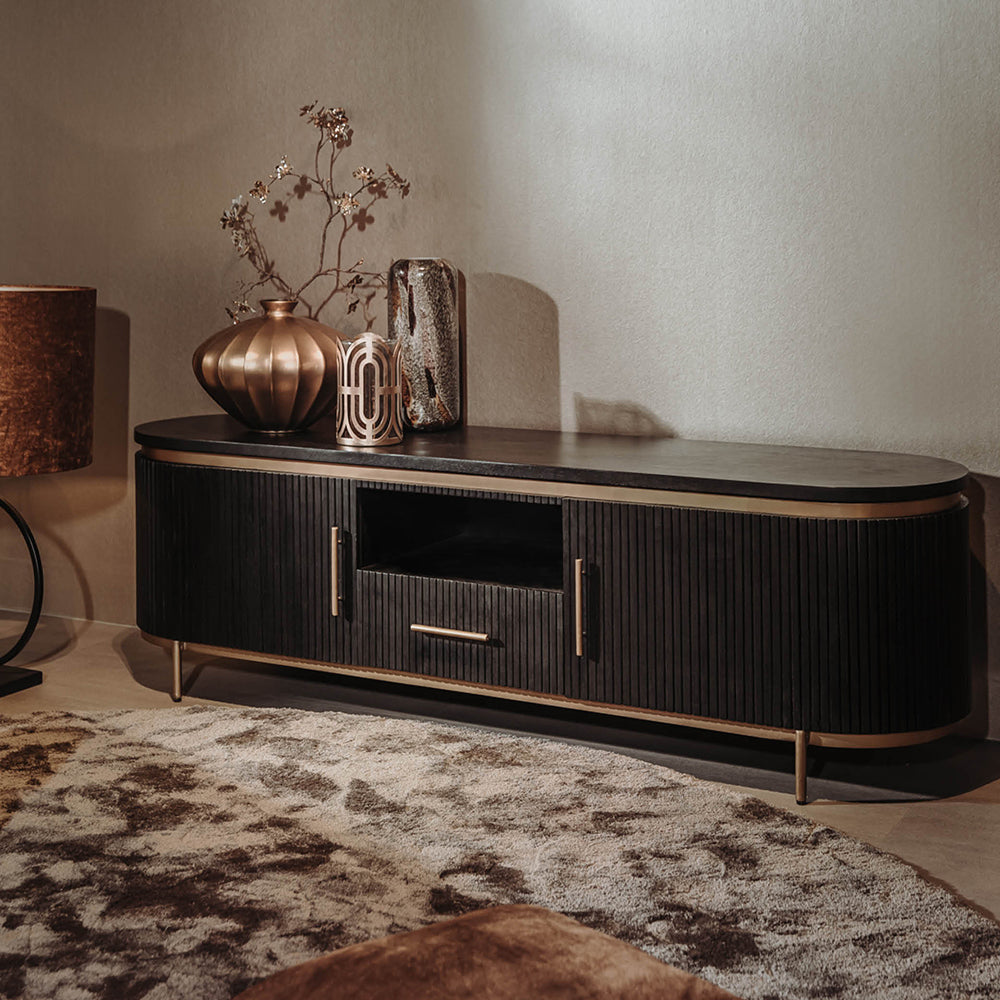 zwart tv meubel